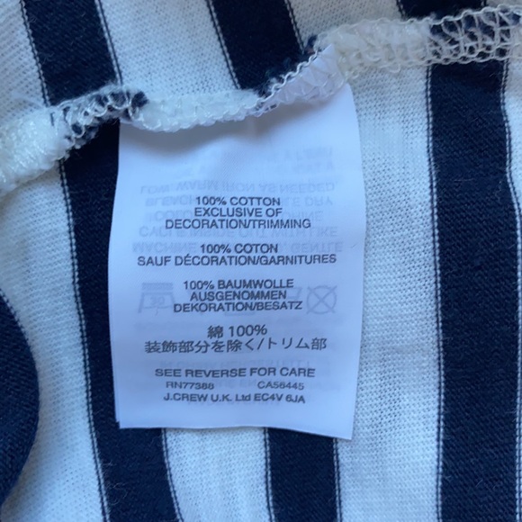 J. Crew Boatneck Striped Tee Size Small - Picture 12 of 12